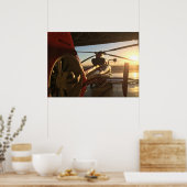 Poster Hélicoptère Dolphin MH-65D de la Garde côtière (Cuisine)