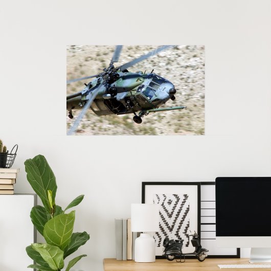 Poster Hélicoptère HH-60G Pave Hawk (Bureau à domicile)
