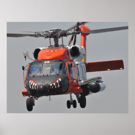 Poster Hélicoptère Jayhawk de la Garde côtière HH-60 (Devant)