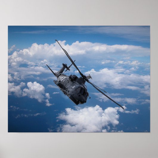 Poster Hélicoptère Merlin EH101 (Devant)