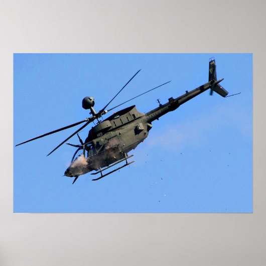 Poster Hélicoptère OH-58 Kiowa (Devant)