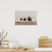 Poster Hélicoptères UH-60 Black Hawk (Cuisine)