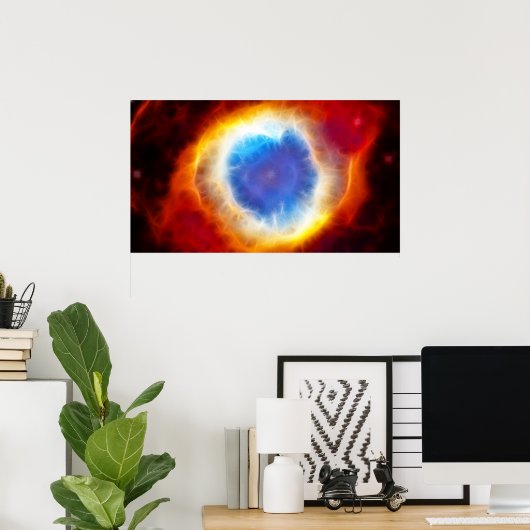 Poster Helix Nebula (Bureau à domicile)