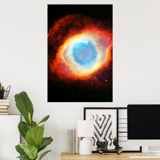 Poster Helix Nebula (Bureau à domicile)