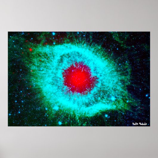 Poster Helix Nebula (Devant)