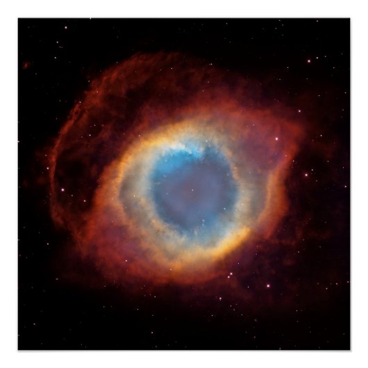 Poster Helix Nebula Celestial Photo (Devant)