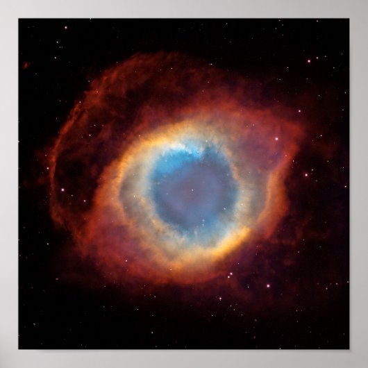 Poster Helix Nebula Celestial Photo (Devant)