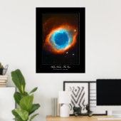 Poster Helix Nebula - L'oeil de Dieu image (Bureau à domicile)