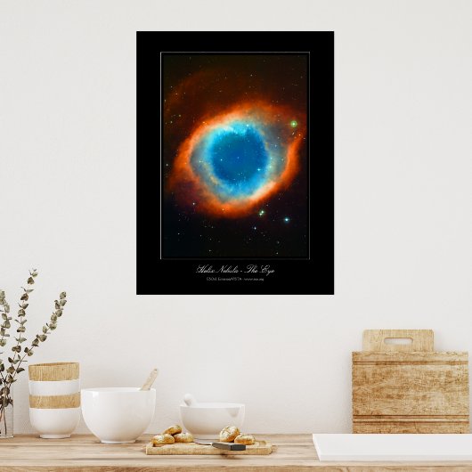 Poster Helix Nebula - L'oeil de Dieu image (Cuisine)