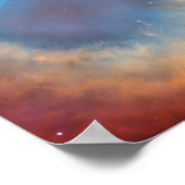 Poster Helix Nebula par Hubble (Coin)