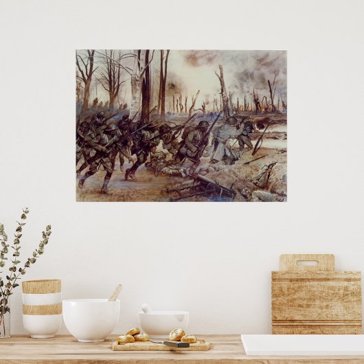 Poster Hell Fighters de Harlem par H Charles McBarron Jr (Cuisine)