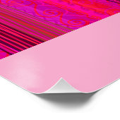 poster “HELLE STREPEN” in hete roze Perfect Poster (Hoek)