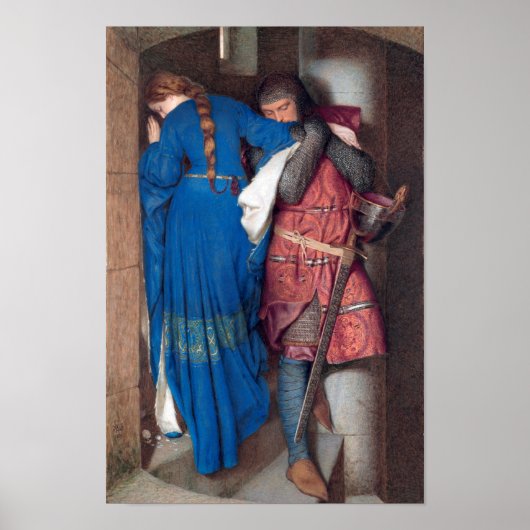 Poster Hellelil and Hildebrand by Frederic Burton (Devant)