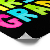 Poster Hello First Grade Funny Back To School 1st Graders (Coin)
