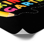 Poster Hello Kindergarten Team Kindergarten Retour à l'éc (Coin)