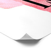 Poster Hello Love - Modern Watercolor Love Imprimer (Coin)