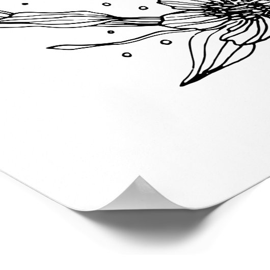 Poster Hello March Line Art (Coin)