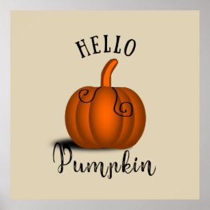 Poster hello pumpkin