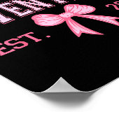 Poster Hello Seventeen Est 2008 Coquette Bow 17th Birthda (Coin)