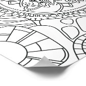 Poster Hello Spring : Mandala Extraordinaire (Coin)