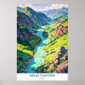 Poster Hells Canyon, Idaho (Devant)