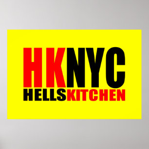 Poster Hell's Kitchen New York City Logo