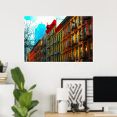 Poster "Hells Kitchen Street" par Urban Gorilla ArtWorks (Bureau à domicile)