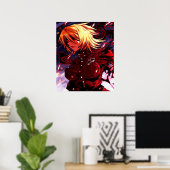 Poster Hellsing Seras Victoria Rage in the Shadows (Bureau à domicile)