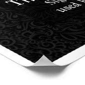 Poster Helm Of Awe Panneau magique islandais - Noir (Coin)