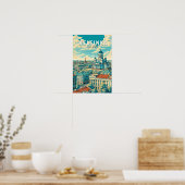 Poster Helsinki Finland Voyage Art Rétro (Cuisine)