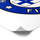 Poster Helsinki Finlande (Coin)