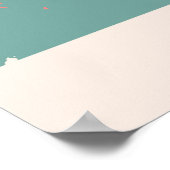 Poster Helsinki - Finlande Carte de la ville de Chalk (Coin)