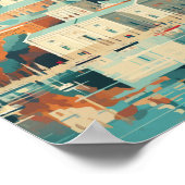 Poster Helsinki Finlande Lieu de voyage célèbre (Coin)