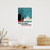 Poster Helsinki, Helsingfors, porte d'entrée vers la Finl (Cuisine)