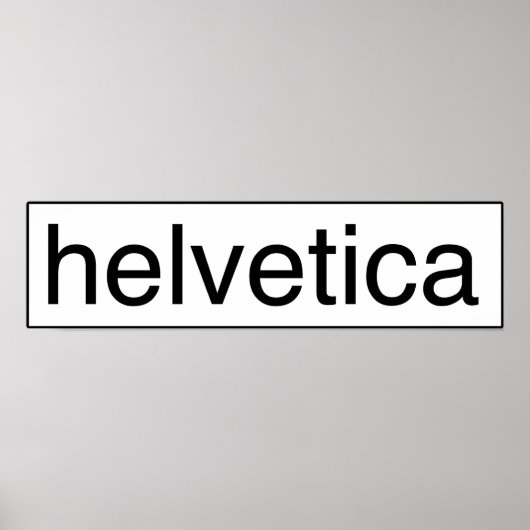 Poster helvetica (Devant)