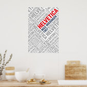 Poster Helvetica (Cuisine)