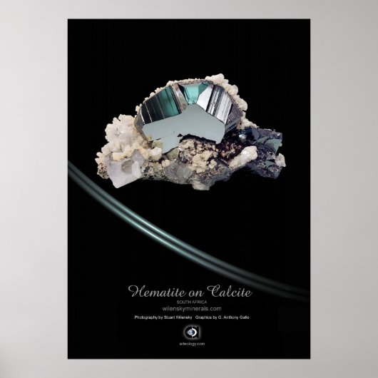 POSTER HÉMATITE CALCITE (Devant)