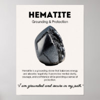 Hématite Pierre Crystal Signification