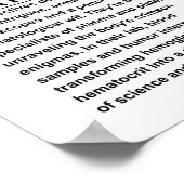 Poster Hématologue (Coin)