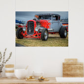 Poster Hemi Powered Hot Rod (Cuisine)