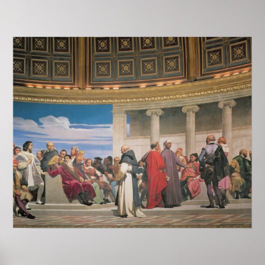 Poster Hémicycle : Artistes de tous âges, détail de la dr (Devant)