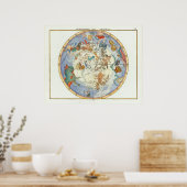 Poster Hémisphère Austral | John Flamsteed (Cuisine)