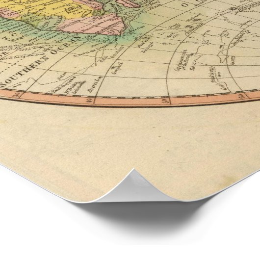 Poster Hémisphère Est (Coin)