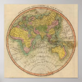 Poster Hémisphère Est (Devant)