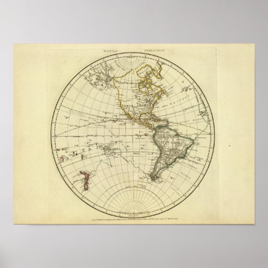 Poster Hémisphère occidental 12 (Devant)