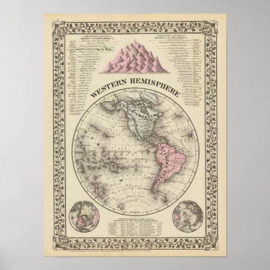 Poster Hémisphère occidental 16 (Devant)