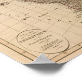 Poster Hémisphère occidental, Amérique du Sud (Coin)