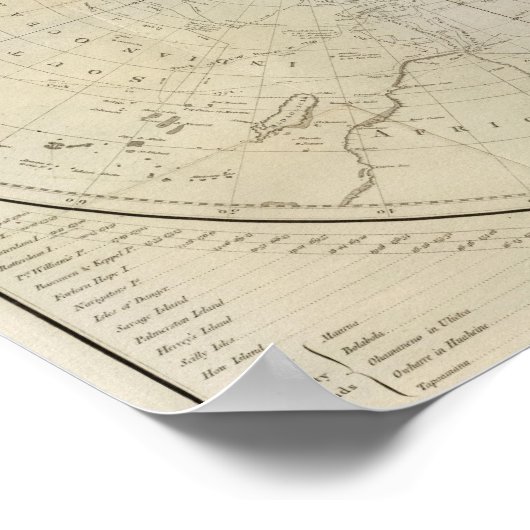 Poster Hémisphère Sud (Coin)