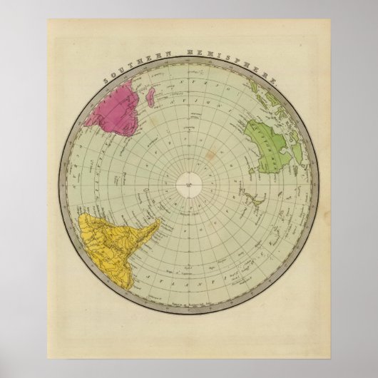 Poster Hémisphère Sud 2 (Devant)