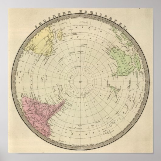 Poster Hémisphère Sud 3 (Devant)